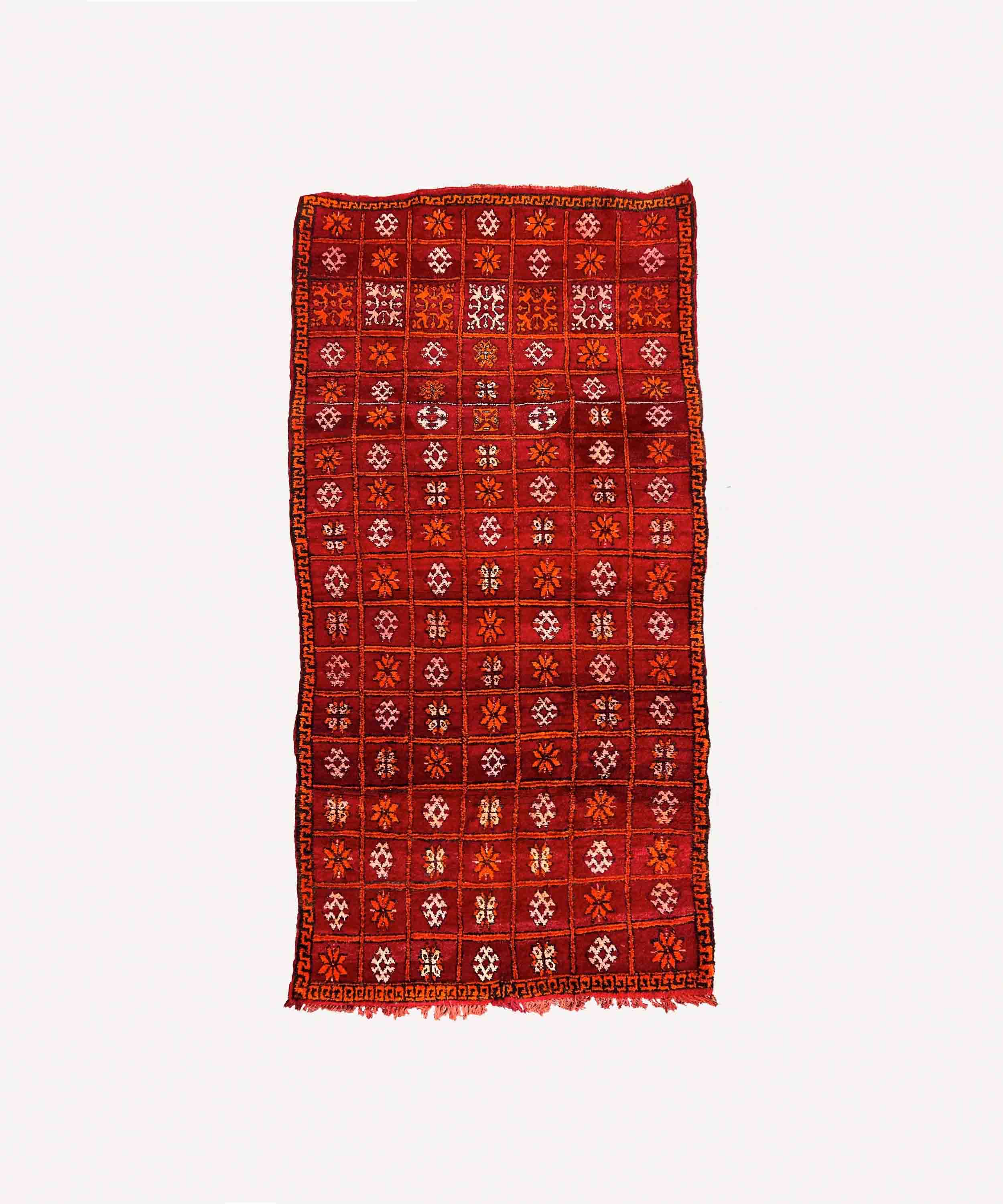 Vintage Moroccan Zemmour Rug 305/145 cm – Moussem