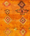 Vintage Moroccan Taznakht Rug 230/123 cm