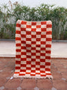 No. M0003 Checkered Beni Ourain Rug